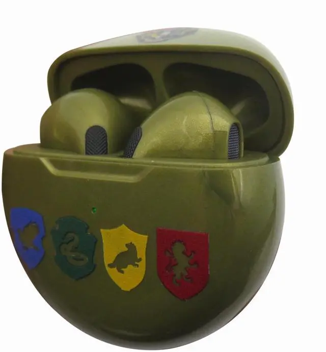 Main image of Harry Potter Wireless Earbuds, HPBT05HP | Bluetooth, Integrated microphone, Control buttons, Rechargeable battery, Gold