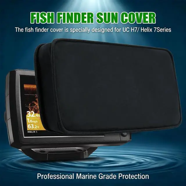 Alt view image 2 of 6 - Helix 7 Cover Compatible with Humminbird Fish Finder UC H7 GPS Sonar Units | Soft Waterproof Neoprene Screen Protector
