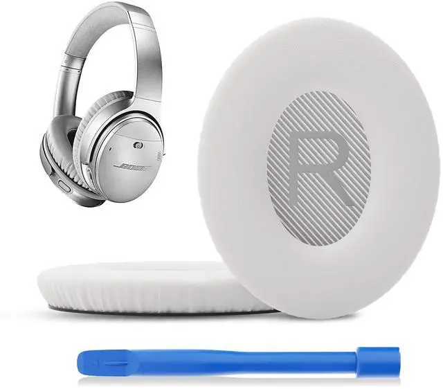 Main image of Replacement Ear Pads for Bose QC35, EarPads for Bose QuietComfort 35 / Quiet Comfort 35 II Wireless Over-Ear Headphones, White
