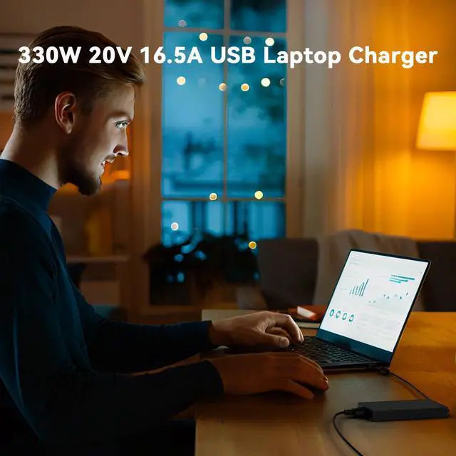 Alt view image 6 of 7 - 330W 300W 245W Laptop Charger Compatible with Lenovo Legion Pro | Fit for Lenovo Legion Pro 7i Gen 10 5 7 16" 17 9 9i 16IRX8 16IRX9 AI-Powered Gaming Legion 7 Pro 16IAX10H ADL400SDC3A