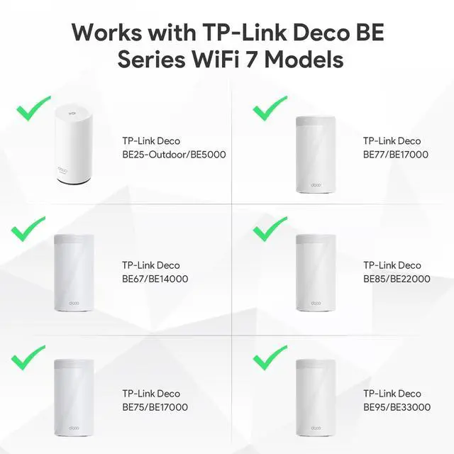 Alt view image 3 of 6 - Wall Mount Kit for TP-Link Deco BE75/BE85/BE95 WiFi 7 Mesh System Space-Saving Bracket with Cable & Power Adapter Storage, Secure & Stylish Design for Home and Office (White, 3-Pack)