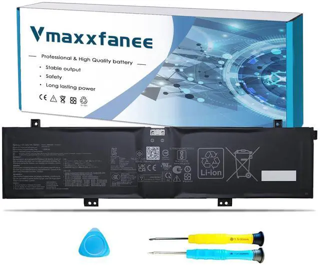 Main image of C41N2101 Laptop Battery Replacement for Asus ROG Zephyrus G14 GA402 GA402R GA402RJ TUF Dash F15 FX517 Zenbook Pro 14 UM6702RA Duo VivoBook Pro 15X OLED K6501ZM Series 0B200-04110100