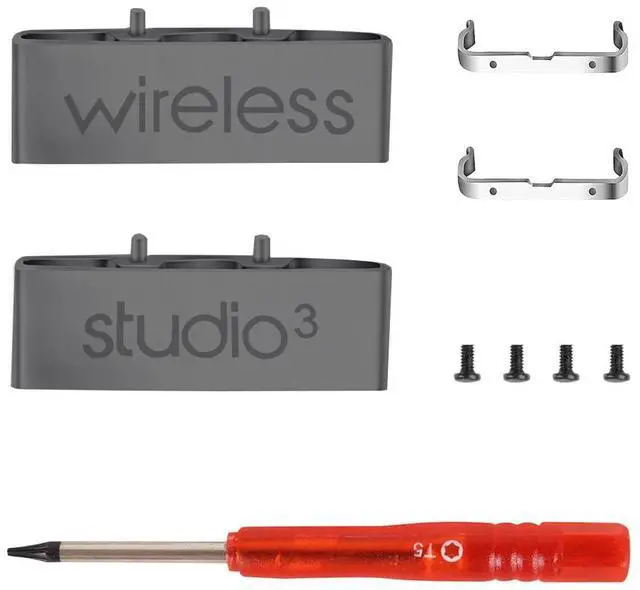Main image of Studio 3 Hinge Replacement Parts as Same as OEM A1914 Repair Kit Durable Accessories Compatible with Beats by Dre Studio3 (A1914) and Studio Pro (A2924) Wireless Headphones (Gray)