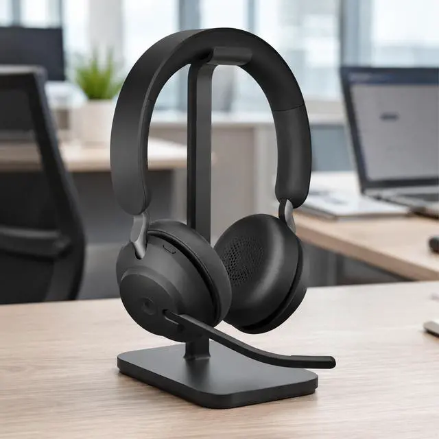 Alt view image 7 of 7 - Replacement Ear Pads for Jabra Evolve2 65, Elite 45h, Evolve2 40 | Ear Cushion for Evolve2 65(UC/MS), Evolve2 40(UC/MS/USB), Elite 45h On-ear Headsets, Extra Thick and Durable Ear Cup Covers