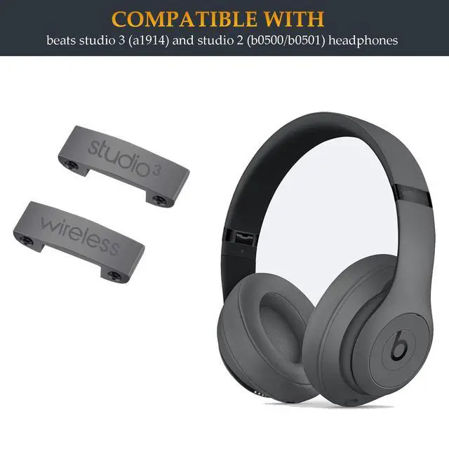 Alt view image 2 of 6 - Studio 3 Hinge Replacement Parts as Same as OEM A1914 Repair Kit Durable Accessories Compatible with Beats by Dre Studio3 (A1914) and Studio Pro (A2924) Wireless Headphones (Gray)