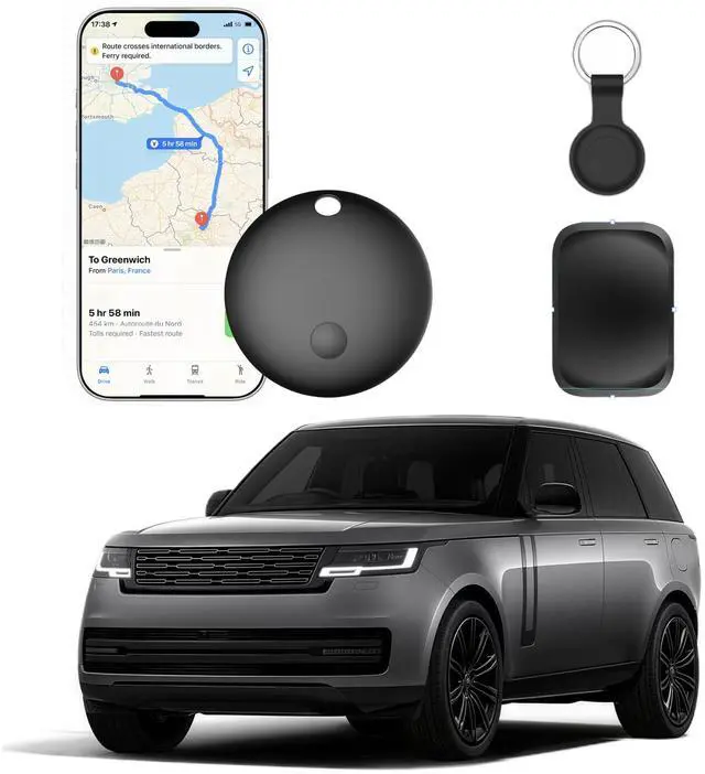 Main image of Mini GPS Tracker for Vehicles (iOS & Android Compatible) | Hidden Magnetic Car Tracking Device, No Monthly Fee or Subscription, Smart Tags Finder for Keys, Luggage, Wallet, Suitcases