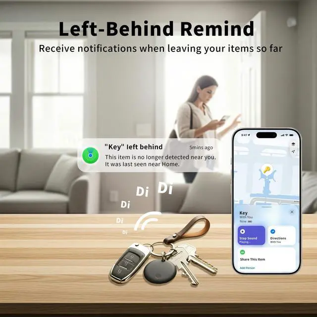 Alt view image 5 of 7 - Mini GPS Tracker for Vehicles (iOS & Android Compatible) | Hidden Magnetic Car Tracking Device, No Monthly Fee or Subscription, Smart Tags Finder for Keys, Luggage, Wallet, Suitcases