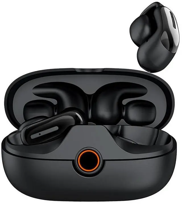 Main image of Open Ear Earbuds,Bluetooth 5.4Wireless Headphones,Lightweight Comfort Clip-On Earbuds with Mic for Clear Calls,36H Playtime,Touch Control,IPX5 Waterproof,Fit for Running Cycling Glasses Wearers