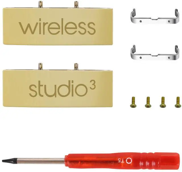 Main image of Studio 3 Hinge as Same as OEM A1914 Replacement Parts Repair Kit Durable Accessories Compatible with Beats by Dre Studio3 (A1914) and Studio Pro (A2924) Wireless Over-Ear Headphones (Gold)