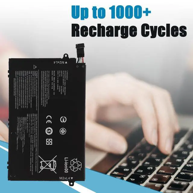 Alt view image 6 of 7 - L17C3P51 Laptop Battery Compatible with Lenovo ThinkPad E480 E485 E495 E580 E585 E490 E590 E595 E14 E15 Series L17M3P52 01AV447 L17L3P51 01AV445 01AV448 L17M3P51 01AV446 SB10K97609