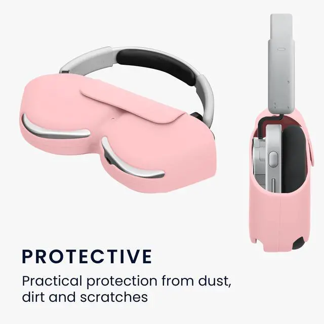 Alt view image 4 of 7 - Silicone Cover for Nothing Headphone (1) Case - Holder for Over-Ear Headphones - Dusty Pink