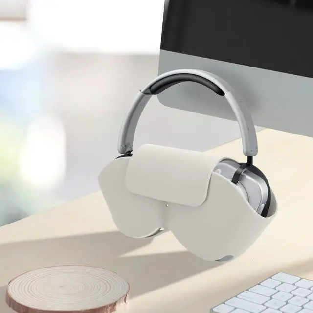 Alt view image 3 of 7 - Silicone Cover for Nothing Headphone (1) Case - Holder for Over-Ear Headphones - White