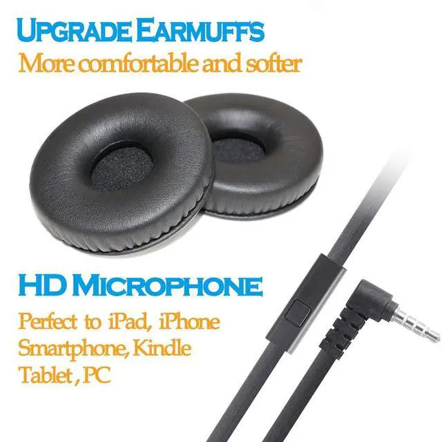 Alt view image 2 of 7 - Kids Bulk Headphones with Microphone 5 Pack for School Boys Girls, Kids Online Learning Headset with Mic Stereo Sound, 3.5mm Audio Jack for Smartphone, Tablet, Kindle, Computer (OH450,Black)