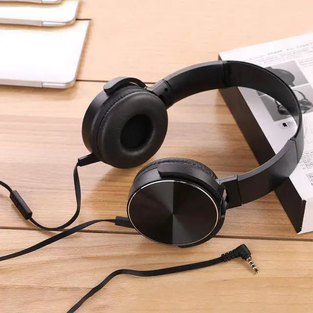 Alt view image 3 of 7 - Kids Bulk Headphones with Microphone 5 Pack for School Boys Girls, Kids Online Learning Headset with Mic Stereo Sound, 3.5mm Audio Jack for Smartphone, Tablet, Kindle, Computer (OH450,Black)