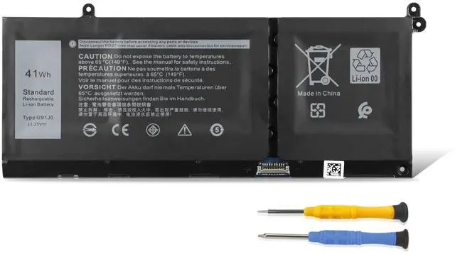 Main image of 41Wh G91J0 Battery for Dell Latitude 3320 3330 3420 3520 Inspiron 3510 3511 3515 3520 3525 3530 5310 5320 5330 5410 5415 5418 5510 5515 5518 5430 5435 7415 7420 7415 7420 7415 Vostro 5620 5625