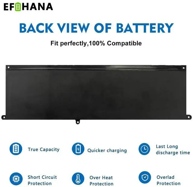 Alt view image 6 of 6 - TN70C N9XX1 3RR09 JGCCT Laptop Battery Replacement for Dell Inspiron 3510 3515 5310 5410 5510 Latitude 3320 3420 3520 Vostro 3510 3515 5410 5510 Series 15.2V 64Wh