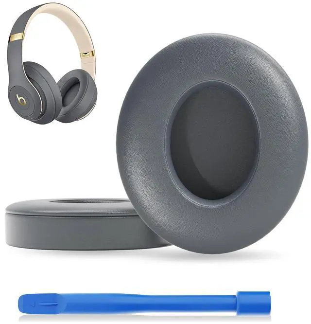 Main image of Replacement Ear Pads for Beats Studio 3 / Studio 2, EarPads for Studio3 / Studio2 Wireless Over-Ear Headphones, Shadow Gray