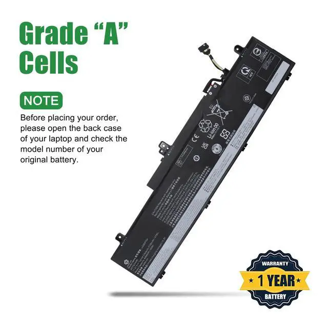 Alt view image 4 of 6 - L22B3PG4 Laptop Battery Replacement for Lenovo ThinkPad E14 Gen 5 2023 Gen 6 2024 E16 Gen 1 2023 Gen 2 2024 Series SB11K63026 5B11K63022 SB11N46023 L22X3PG4 L22M3PG4 L22D3PG4 11.31V 47Wh