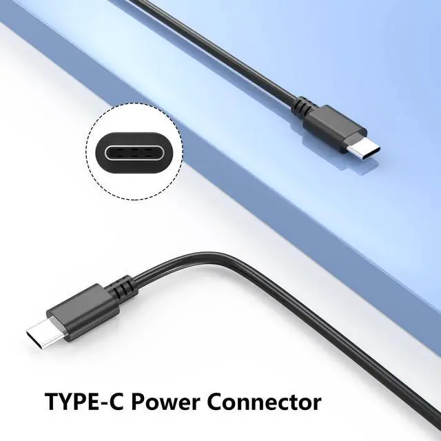 Alt view image 2 of 7 - 65W USB C Laptop Charger Compatible with Lenovo Thinkpad AC Adapter | Fit for Lenovo ThinkPad T14 T14S T15 X13 E14 E15 L14 L15 R14 K14 Gen1-4, ThinkBook 13S 14S 15 Plus Power Adapter