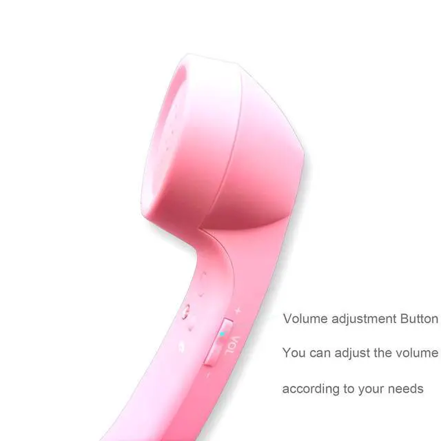 Alt view image 3 of 7 - Retro Phone Handset - Wireless Bluetooth Telephone Mic Speaker Phone Call Receiver