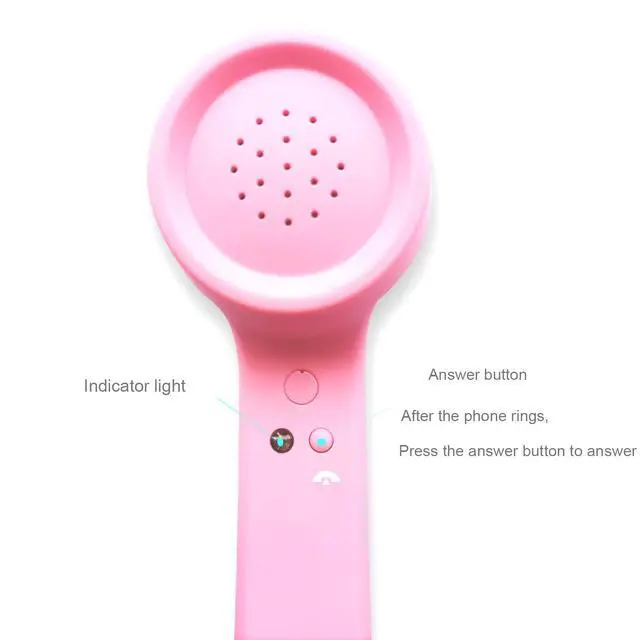 Alt view image 4 of 7 - Retro Phone Handset - Wireless Bluetooth Telephone Mic Speaker Phone Call Receiver
