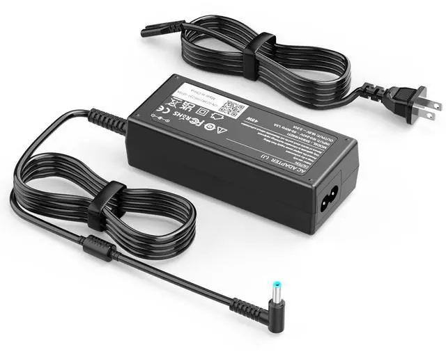 Main image of 45W 19.5V 2.31A Laptop Charger Compatible with HP Stream 11 13 14, Pavilion, Elitebook Folio, Spectre, Pavilion Touchsmart, Spectre Ultrabook, Envy Power Supply (4.5mm x 3.0mm)