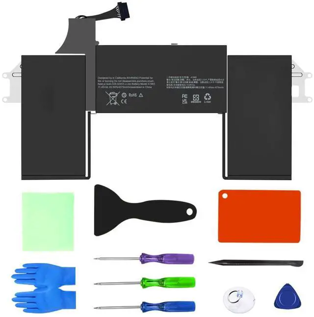 Alt view image 3 of 6 - A1713 Battery Replacement for MacBook Pro A1708(2016,2017) A2159(2019) A2289(2020) A2338(2020,2022) 13-inch A2171/A1713 Battery