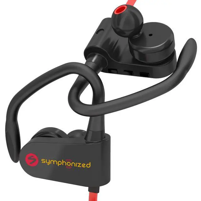 Alt view image 5 of 6 - Wireless Sport Earbuds - Neckband Bluetooth Headphones with Earhooks, Running Earbuds with Microphone