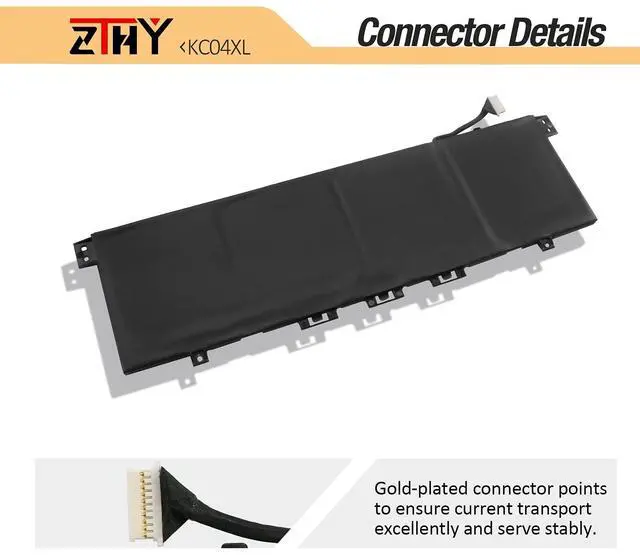 Alt view image 4 of 7 - KC04XL KC04053XL Laptop Battery for HP Envy X360 13-AG 13z-AG000 13m-AG000 | 13-AR000 13-AH000 13-AQ000 13M-AQ000 13T-AQ100 13-ag0xxx 13-ar0xxx 13-ah0xxx 13M-AG0001DX TPN-W133 L08544-1C1 L08496-855