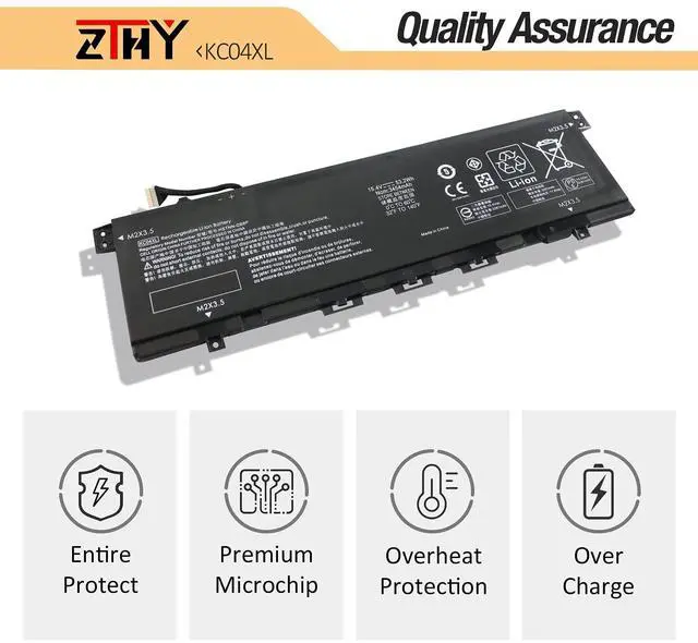 Alt view image 5 of 7 - KC04XL KC04053XL Laptop Battery for HP Envy X360 13-AG 13z-AG000 13m-AG000 | 13-AR000 13-AH000 13-AQ000 13M-AQ000 13T-AQ100 13-ag0xxx 13-ar0xxx 13-ah0xxx 13M-AG0001DX TPN-W133 L08544-1C1 L08496-855
