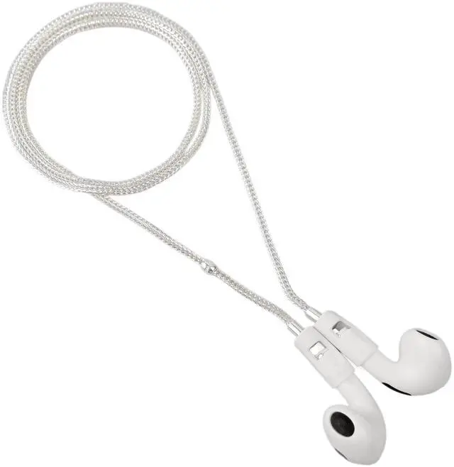 Main image of 925 Silver Plated Mesh Chain for AirPods & AirPods Pro