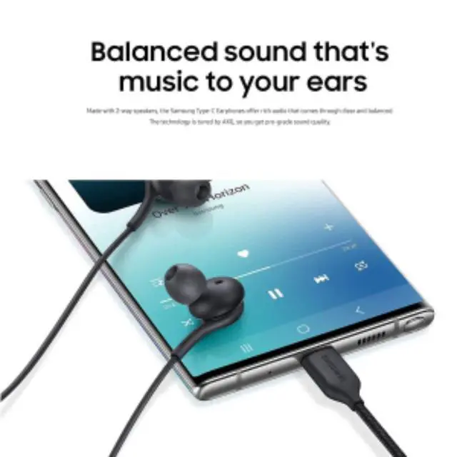 Alt view image 3 of 7 - in-Ear Earbuds Stereo Headphones for Samsung Galaxy S25 S24 S23 S22 for iPhone 17/16/15- with Microphone and Volume Remote USB-C Connector