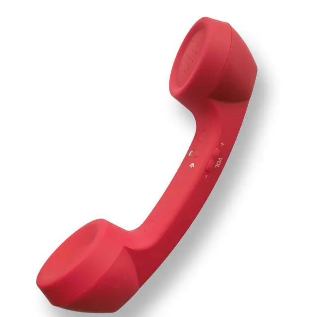 Alt view image 3 of 7 - Retro Phone Handset for Cell Phone, Wireless Bluetooth Retro Telephone Handset Mic Headphones Comfort Retro Cell Phone Handset Mic Speaker Phone Call Receiver