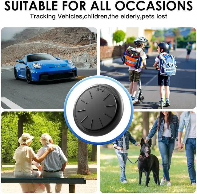 Alt view image 2 of 6 - GPS Tracking Devices, No Monthly Fee Tracker Device for Vehicles Work with Find My (iOS Only), Car Tracker Device Hidden with Magnetic Waterproof Case (1PCS, White)