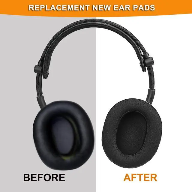 Alt view image 4 of 7 - Mesh Fabric Earpads for Sony INZONE H9 II/WH-G910N / H6 Air Headset | Replacement EarPads and Mic Foam Ear Cushions for INZONE H9 II/WH-G910N / H6 Air HeadsetHigh-Density Noise Isolation Foam