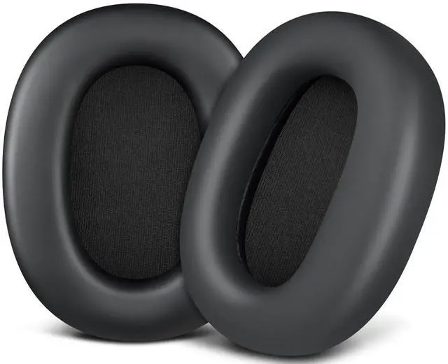 Main image of Earpads Replacement for Sony WH-1000XM6(WH1000XM6) Noise Canceling Headphones, Ear Pads Cushions with Soft Protein Leather and High-Density Memory Foam - Black