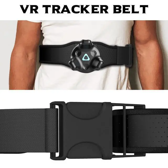 Alt view image 3 of 7 - 1 Set Trackstraps Compatible for HTC Vive Tracker 3.0/HTC Vive Tracker 2017,2018/VRChat TrackBelt Extended Waistband Strap Wristband Strap Anti Skid Tracking for VR and Motion Capture