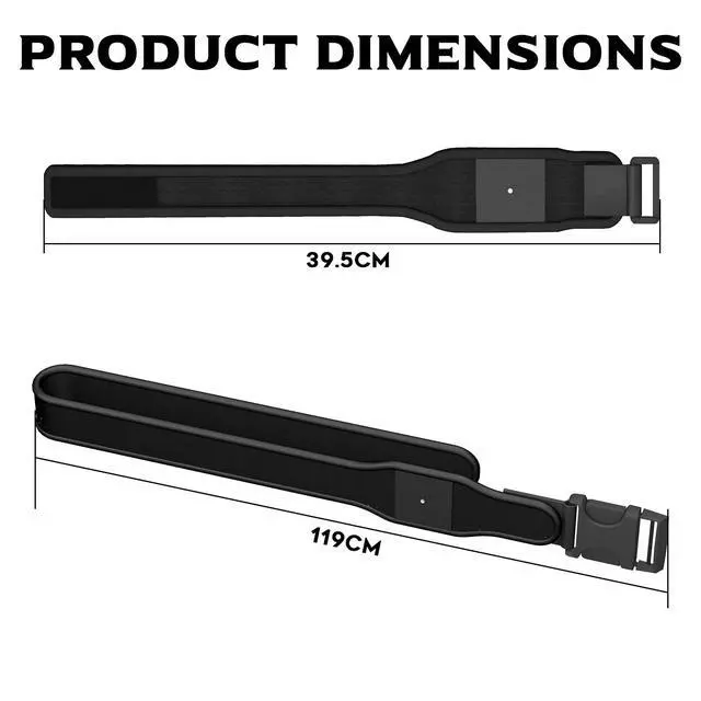 Alt view image 7 of 7 - 1 Set Trackstraps Compatible for HTC Vive Tracker 3.0/HTC Vive Tracker 2017,2018/VRChat TrackBelt Extended Waistband Strap Wristband Strap Anti Skid Tracking for VR and Motion Capture
