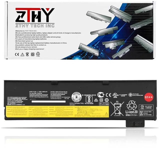 Main image of 61++ 01AV427 01AV425 Laptop Battery Replacement for Lenovo ThinkPad T480 | T470 P51S P52S T570 T580 A485 A475 TP25 Series 4X50M08812 01AV422 01AV423 01AV424 01AV428 01AV490 01AV492 01AV452 10.8V 72Wh