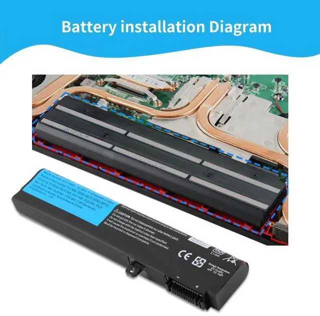Alt view image 5 of 7 - 51Wh BTY-M6H Laptop Battery for MSI GE63 GE73 GE75 10.86V | GE72VR GE73VR GL72M GL72MVR GL72VR GP62 GP73 PE70 PL62 MS-1792 MS-16J2 10.86V