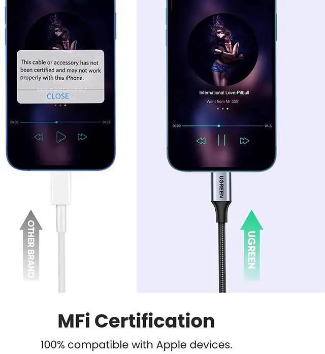 Alt view image 3 of 7 - Lightning to 3.5mm Adapter for iPhone and USB C to 3.5mm Audio Adapter Bundle