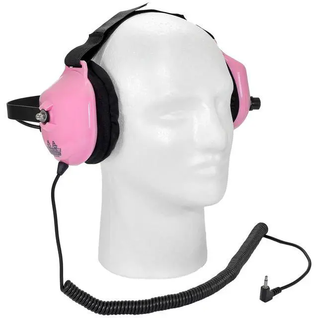 Alt view image 2 of 6 - Noise-Reducing Race Scanner Headphones - Pink - High-Fidelity Sound, Comfortable Fit, RDE-058-PINK