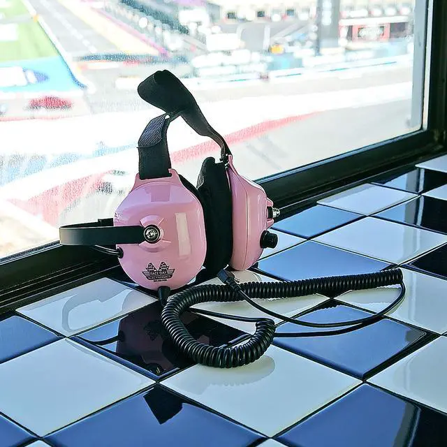 Alt view image 6 of 6 - Noise-Reducing Race Scanner Headphones - Pink - High-Fidelity Sound, Comfortable Fit, RDE-058-PINK