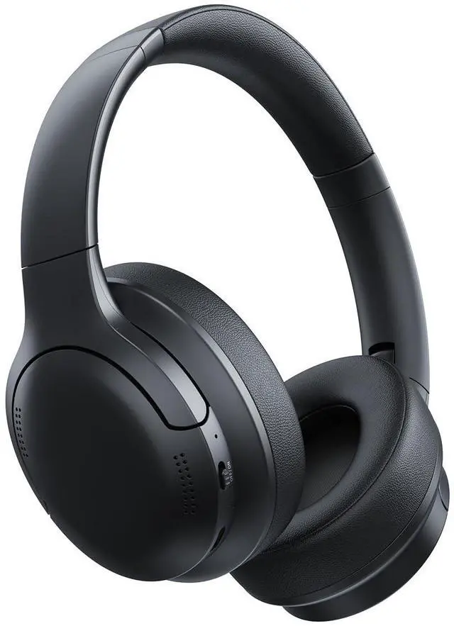 Main image of Bass BH1 Lite Bluetooth Headphones Over Ear, SuperBass, 80H Playtime,AI ENC Clear Calls, Comfortable Fit, Smart App Control, Bluetooth 6.0, Foldable Lightwight Headset for Travel -Cosmic Black