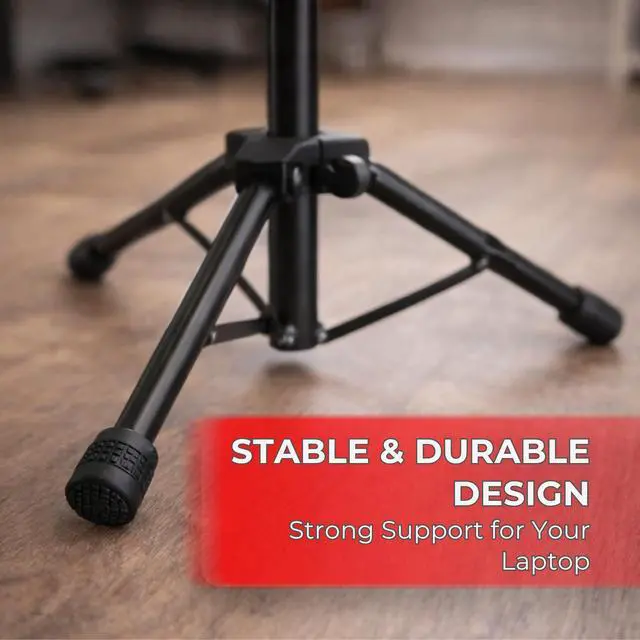 Alt view image 6 of 6 - Adjustable Laptop Stand Tripod