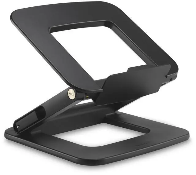 Main image of SmartFit EQ Adjustable Laptop Stand for Desk, Foldable Portable Notebook Holder, Anti-Slip Silicone Tablet Mount for 13"-16" Laptops and Tablets, Black K50427NA