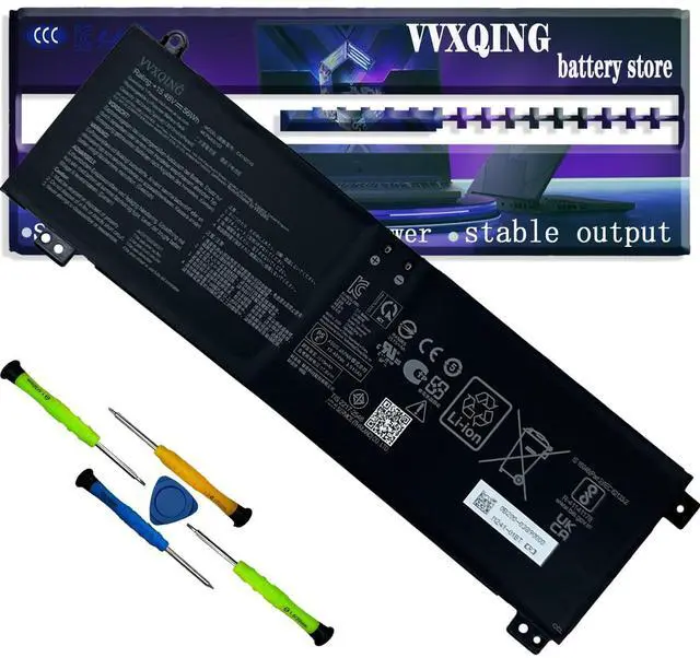 Main image of C41N2010 Laptop Battery Replacement 15.48V for ASUS ROG G15 G513IC G513IH G513QC G513QE G17 G713QE G513IC-HN055T G513QC-HF002T G513IH-HN086T G513QE-HN010T G713QE-RB74 G513QE-WH96 56WH 3620mAh