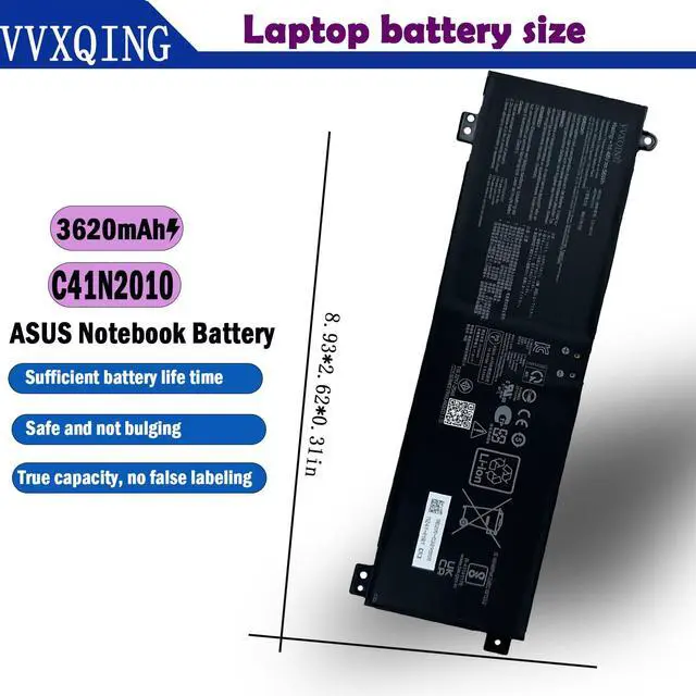 Alt view image 7 of 7 - C41N2010 Laptop Battery Replacement 15.48V for ASUS ROG G15 G513IC G513IH G513QC G513QE G17 G713QE G513IC-HN055T G513QC-HF002T G513IH-HN086T G513QE-HN010T G713QE-RB74 G513QE-WH96 56WH 3620mAh