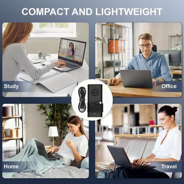 Alt view image 7 of 7 - 65W Charger Compatible with LG Gram 17" 16" 15" 14" 17Z95P 17Z90Q 17Z90R | Fit for LG Gram 17Z90S 16T90P 16Z90P 16Z90Q 16Z90R 15Z95P 15Z90P 15Z90Q 14Z90P 14Z90Q 2-in-1 OLED Type-C Power Cord
