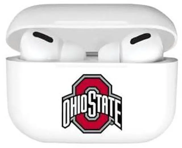 Alt view image 7 of 7 - AirPods Case, Ohio State University AirPods Pro (Gen 1 & 2) / White (TPU)